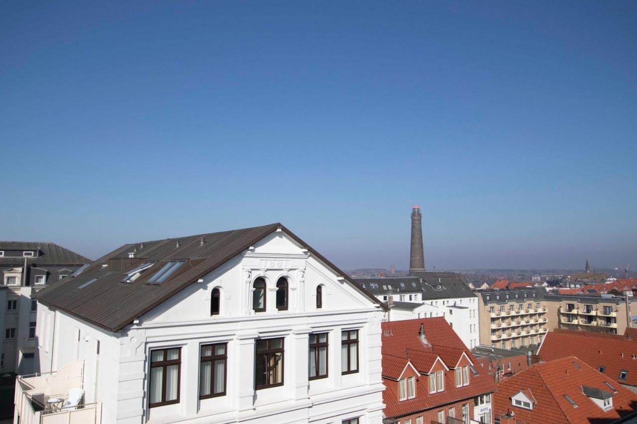Strandblick Im Haus Seeblick Bismarckstrasse Borkum Exterior foto