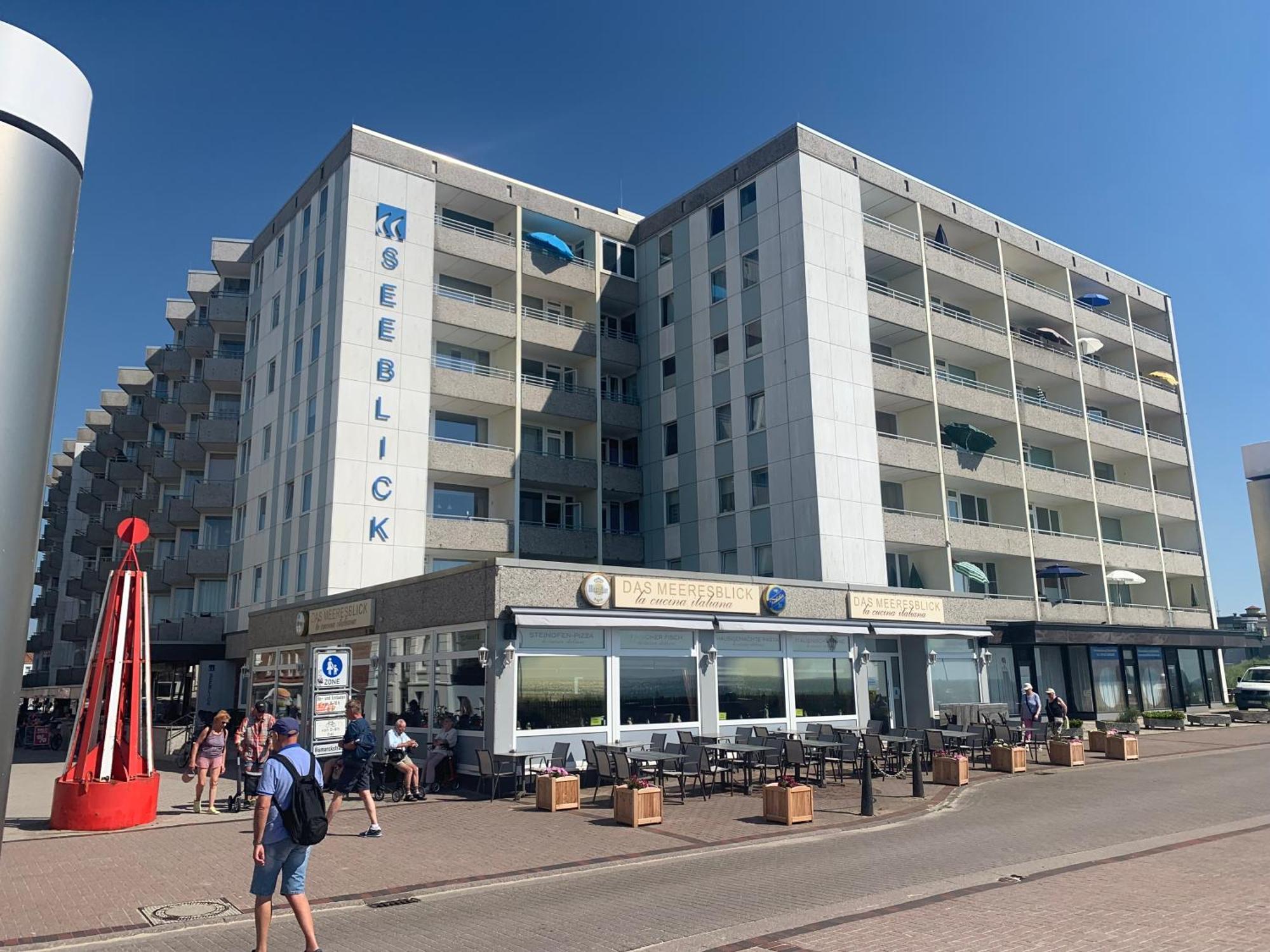 Strandblick Im Haus Seeblick Bismarckstrasse Borkum Exterior foto